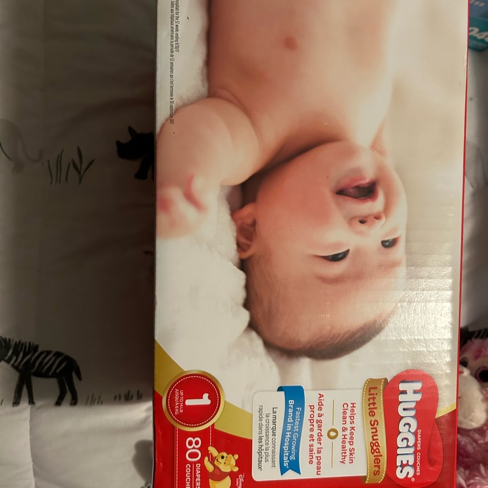 Brand new never opened size 1 diapers for sale  80 count 1 for $20 2 for $40